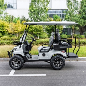 Luxury 4 Seat Golf Cart 5.4HP AC Motor 20% Gradeability Electromagnetic Brake for Estate and Villa Tour OEM ODM Custom Support - Product Image 2