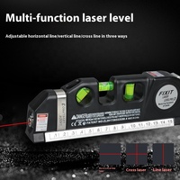 Niveau laser vert multifonctionnel avec ligne croisée et angle droit, alimenté par batterie au lithium, auto-nivelant 2,5 m pour le travail du bois à domicile