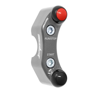 Interruptor de manillar derecho para Honda CBR 1000 RR (orificios alineados) (titanio) - Product Image 3