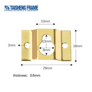 Ganchos de marco de fotos <span class=keywords><strong>para</strong></span> <span class=keywords><strong>colgar</strong></span> espejo Hardware colgante Art Heavy Duty Hanger con tornillos - Product Image 4
