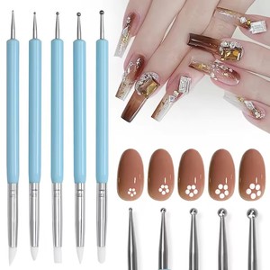 Lápiz de Puntos de Silicona de Doble Punta, Profesional, para Flores, Uñas, Modelado, Decoración de Uñas - Product Image 2