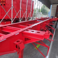Semi-remorque porte-conteneurs multifonctionnelle en aluminium pour transport de voitures et de conteneurs