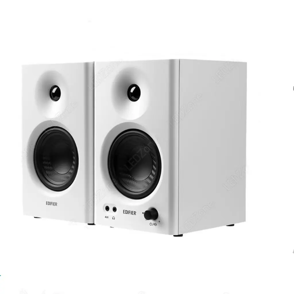Edifier mr4 Studio-Monitor Lautsprecher weiß 4 Zoll aktiver Ton Audio Lautsprecher-Paar professionelle Aufnahme Musik für Audiozubehör