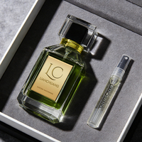 Nouveauté 50ml 100ml Flacon de parfum Luxe Classique Flacon en verre transparent avec boîte cadeau pour étiquette privée personnalisée Emballage