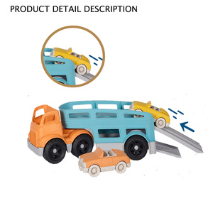 Transportador <span class=keywords><strong>de</strong></span> vehículo <span class=keywords><strong>de</strong></span> paja <span class=keywords><strong>de</strong></span> trigo, Material respetuoso con el medio ambiente, <span class=keywords><strong>juguetes</strong></span> <span class=keywords><strong>de</strong></span> transporte para coches - Product Image 3