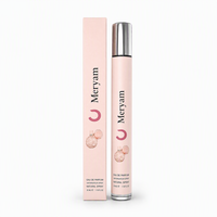 Vaporisateur de parfum rose clair pour femme, flacon fin, boîte de présentation de comptoir décorative, éternelle