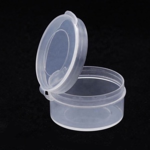 Cosmetic Portable Jewelry Bead Storage Box <b>Small</b> Round <b>Container</b> Jars Make up Organizer Boxes - Product Image 2