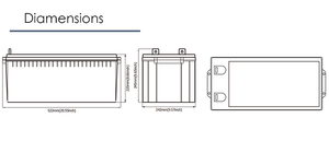 Precio de batería de ciclo profundo 12V 200ah batería 24v batería solar 200ah - Product Image 4