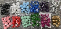 Faux boules pour gâteau vendeur chaud 20pcs1bag paillettes gâteau décoration noël gâteau décoration fournisseur anniversaire mariage décoration