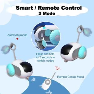 USB şarj edilebilir akıllı uzaktan kedi ve köpek interaktif Pet oyuncak akıllı Pet hareketi oyuncak spor oyuncaklar çocuklar için tenis spor spor Peti - Product Image 3