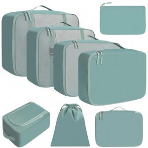 8Pcs Packing Travel Cubes for Suitcase Luggage Organizers with <b>Drawstring</b> <b>Bags</b> <b>Waterproof</b> Shoe Storage <b>Bag</b> - Product Image 1