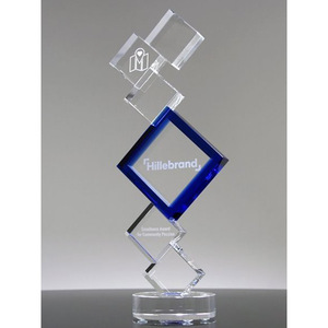 Crystal <b>Trophy</b> Laser <b>Engraved</b> 29.5cm 35.5cm Business Gift Award Conference Supplies - Product Image 3
