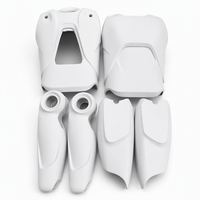 Coque de robot imprimée en 3D, futuriste, DIY, boîtier robotique, conception technologique personnalisée, pièces de prototypage pour projets de robots intelligents