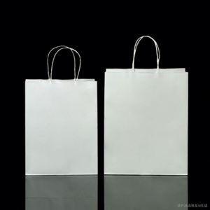 Sacs en papier kraft personnalisés en usine avec votre propre logo, sacs cadeaux en papier pour le shopping - Product Image 6