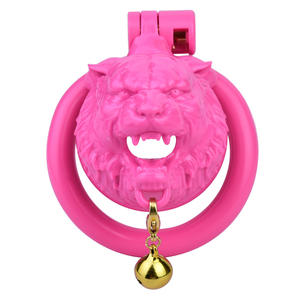 Jaula de castidad de resina estilo Tigre de alta calidad, juguetes BDSM contra Escape, equipo de Bondage <span class=keywords><strong>para</strong></span> hombres, jaulas de castidad - Product Image 6