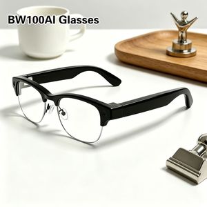 แว่นตาอัจฉริยะ BW100 ขายส่งจากโรงงาน พร้อมระบบแปลภาษา AI และสนทนา กล้อง HD 8MP รองรับการโทรด้วยวิดีโอ ฟังเพลง ป้องกันแสงสีฟ้า - Product Image 3