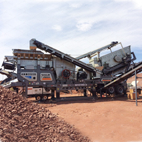 Machines de pierre concassée par gravier de déchets de construction petit impact mobile et broyeur de mâchoire
