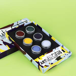 Kit de <span class=keywords><strong>pintura</strong></span> facial lavable personalizado GP, delineador de ojos activado por agua, <span class=keywords><strong>pintura</strong></span> corporal facial artística profesional <span class=keywords><strong>para</strong></span> <span class=keywords><strong>maquillaje</strong></span> - Product Image 3
