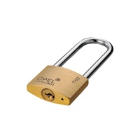 Cadenas en laiton poli or tricercle de marque OPEL, robuste, antivol, étanche, nouveau design pour la vente en gros