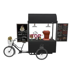 Cold Drink Ice Cream Vending Tricycle Hot Selling Popsicle Display Tricycle Bicycle Cold Drinks Cargo Bike