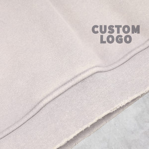 Fábrica 2025 bordado lavado cremallera algodón cálido invierno peso pesado Sudadera con capucha Unisex Color sólido Casual dos piezas - Product Image 4