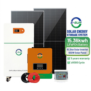 Système de stockage d'énergie solaire hybride ESUN 6.2KW 10.2KW 5kwh 15kwh Kit complet d'alimentation hors réseau pour la maison ES-SES-10KW Nous pouvons concevoir un système solaire H - Product Image 3