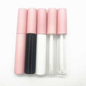 5ml 10ml Eyelash Lip Gloss Mascara Tubes Matte <b>Pink</b> Plastic Mascara Bottle Eyeliner Tube Containers - Product Image 4