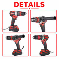 BOLNA Portable Wireless Battery Change Bolsa De Herramientas Caja Para Herramientas Power Drills Power Hammer Drills Taladro