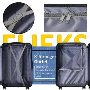 Maleta de Viaje Rígida con Ruedas Silenciosas de ABS, Resistente al Desgaste, Antirrobo, a Prueba de Golpes, Apta para Cabina, Unisex - Product Image 2