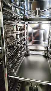 Horno Combinado Comercial Shineho para Cocina y Repostería, Pantalla Táctil Inteligente, 20 Bandejas, Diseño Racional a Gas - Product Image 3