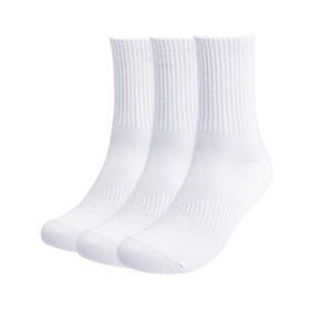 Chaussettes de sport en coton KTS175 OEM personnalisées avec logo, pour hommes et femmes, avec semelle épaisse en tissu éponge blanc et <span class=keywords><strong>noir</strong></span>, pour la course à pied, le basketball, le cyclisme - Product Image 3