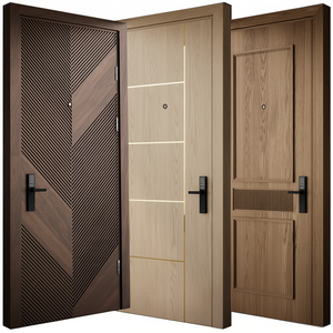 Cosyhouse Porte intérieure en bois imperméable et résistante au feu haut de gamme pour villa et école pour une garantie certifiée de 5 ans - Product Image 1