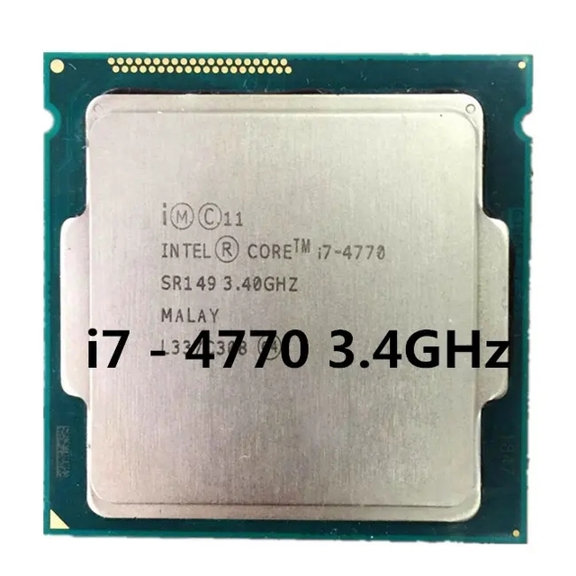 For Intel Core I7-4770 I7 4770 3.4 GHz Quad-Core Eight-Thread CPU Processor 8M 84W LGA 1150 I7-4770