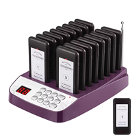 Nouvel arrivage Système d'appel de gestion des commandes des appelants sans fil étanche Buzzers de table Pager pour restaurants Coffee Bar