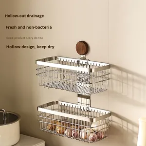 <strong>Wire</strong> Mesh Wall <strong>Hanging</strong> Storage <strong>Basket</strong> Organizer for Kitchen Pantry Bathroom Fruit <strong>Basket</strong> Produce Holder - Product Image 4