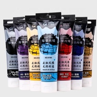 Nouveau produit 100ML effet craquelé 3d peinture acrylique personnalisé craquelé peinture acrylique couleur ensemble pour bricolage peinture