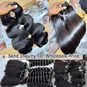 Paquets de cheveux humains bruts vierges non transformés en gros 10A Grade Body Wave cuticule alignée vison vendeur d'extensions de cheveux brésiliens - Product Image 4