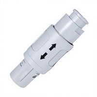 Connecteur circulaire Push-Pull série P, 4 broches, double écrou, prise fixe, laiton plaqué or, boîtier PC, qualité médicale, faible coût