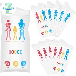 7Domains all types custom certificated eco-friendly biodegradable human pee bag biodegradable emergency urine bags