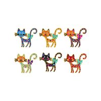Pin Logam Grosir Motif Kartun Kucing Lucu, Bros Enamel, Pin Kerah, Lencana Pakaian Kreatif, Aksesoris Fashion Unik dan Personal