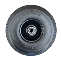 Roue pleine en mousse PU anti-crevaison 4.10/3.50-4, roue de remplacement en polyuréthane pour brouette, chariot de jardin et de ferme