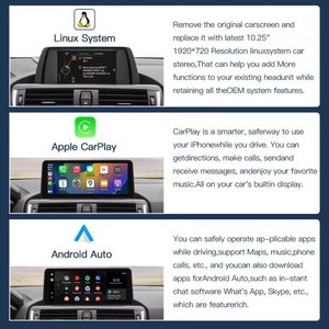 10.25 "Tela do Sistema Linux para BMW Série 3 <span class=keywords><strong>F30</strong></span> F31 F34 F35 Rádio Do Carro CarPlay Multimedia Player - Product Image 4