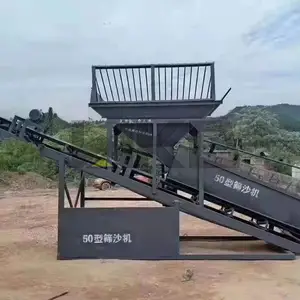 River Sand Sieving Machine Vibrating Screen Sieve 30 50 80 Sand Screening And Washing Machine