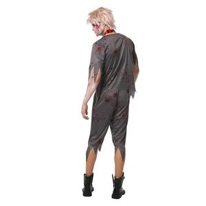 Costume d'écolier <span class=keywords><strong>zombie</strong></span> d'horreur de lycée d'halloween pour hommes - Product Image 4