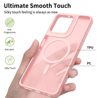 Étui de téléphone Motorola magnétique transparent, fin, G Power 2026, finition mate douce au toucher, antichoc, logo personnalisable, protection contre les chutes