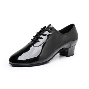 QL921 Chaussures <span class=keywords><strong>de</strong></span> <span class=keywords><strong>danse</strong></span> latine et <span class=keywords><strong>de</strong></span> salon en PU pour hommes - Product Image 1