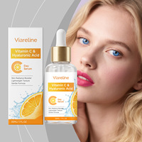 Sérum à l'acide ascorbique et à l'acide hyaluronique pour éclaircir le teint, améliorer la peau terne, hydrater et nourrir le visage