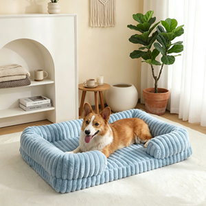 Factory Wholesale Soft Washable Fashion <b>Pet</b> Dog Cat Bed Cave <b>Sofa</b> Removable Washable All Seasons for Living Room Bedroom - Product Image 4