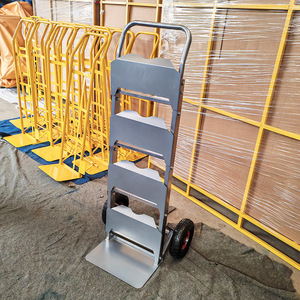 Chariot à seaux d'eau 1370x600x510mm en acier, chariot à outils portable pour le transport de seaux d'eau, chariot monte-escaliers - Product Image 2