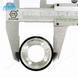 Suku Cadang Cetak 2 Buah F4.614.555 Roda Karet Hitam 38x19x10mm untuk Heidelberg SM102 CD102 XL105 SM74 CD74 XL75 Roda Gesek - Product Image 4